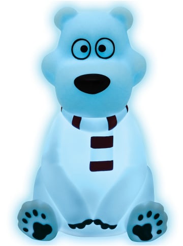 LEXIBOOK® Eisbär 3D-Taschennachtlicht mit Farbwechsel ca. 13 cm