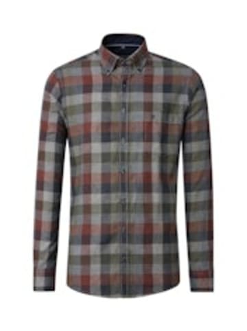 CASAMODA Langarm FreizeitHemd für Herren in uni