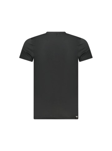 ACCADEMIA MILITARE Schwarz Herren T-Shirt aus Baumwolle