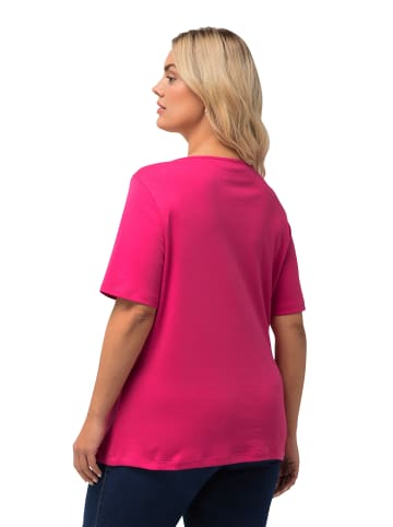 Ulla Popken Shirt in fuchsia pink