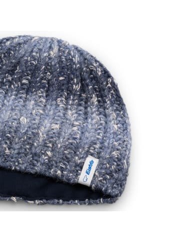 Eisbär Strickmütze aus Bio-Baumwolle für Damen in blau