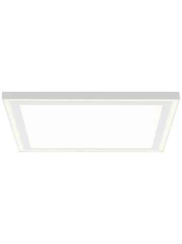Brilliant Laurice LED Deckenaufbau-Paneel 40x40cm weiß Metall weiß 24 W LED inte