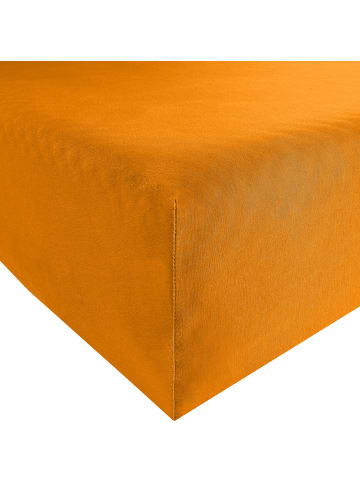 REDBEST Single-Jersey Spannbettlaken Denver in orange