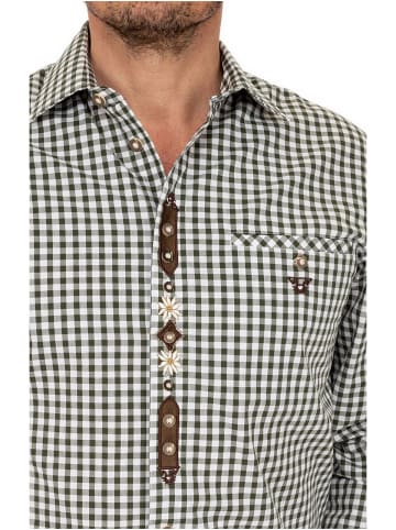 OS-Trachten Karohemd 420054-2602 in oliv