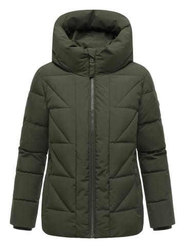 Marikoo Steppjacke Kuschelnasee 16 in Dark Olive