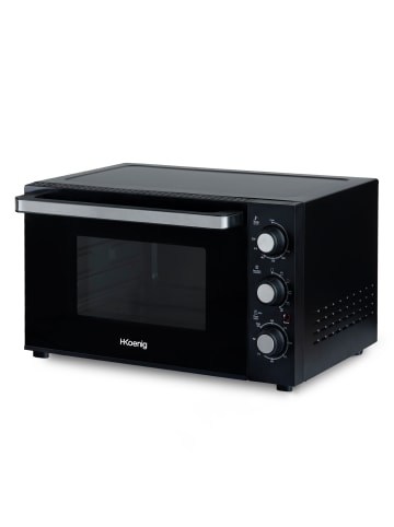 HKoenig Mini-Backofen FO30 in Schwarz