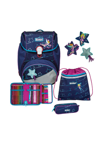 Scout Alpha Schulranzen-Set 4-tlg. Blue Star in blau