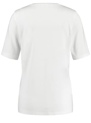Gerry Weber Nachhaltiges T-Shirt mit Frontprint in Weiß