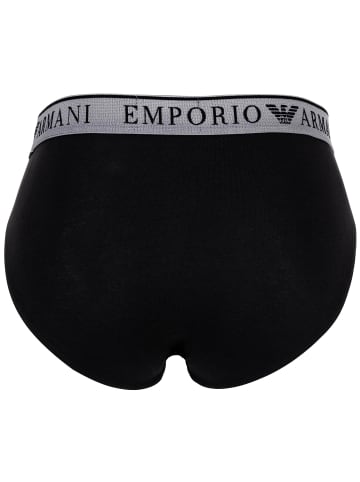 Emporio Armani Slip 2er Pack in Schwarz