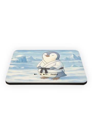 Mr. & Mrs. Panda Magnet Pinguin Karate Design ohne Spruch in Weiß