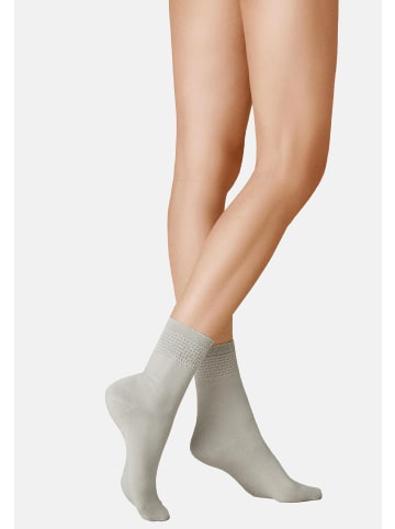 Kunert Socken Blue biologisch abbaubar in Lichtgrau
