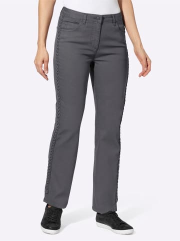 WITT WEIDEN 5-Pocket-Jeans in grey denim