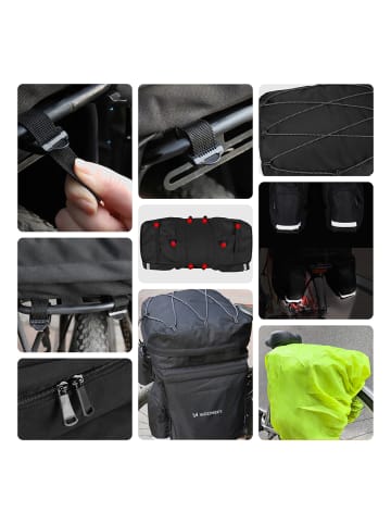 Wozinsky Fahrradgepäckträgertasche 60L mit Regenschutz