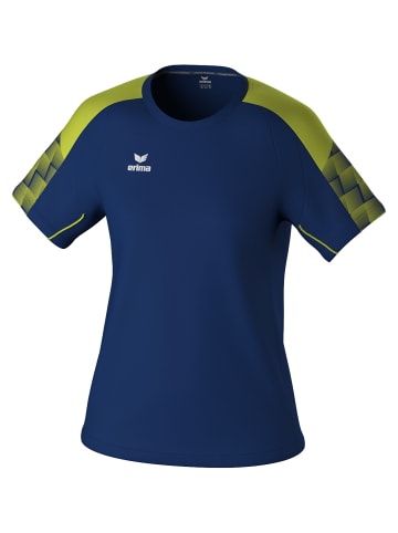 erima T-Shirt in new navy/lime