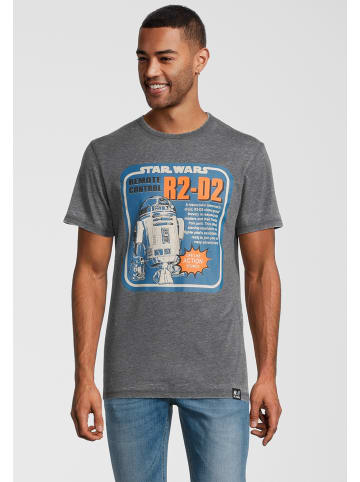 Re:Covered T-Shirt Star Wars R2D2 Remote Control in dunkelgrau