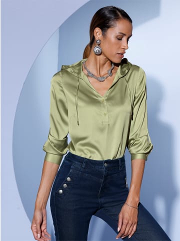 creation L Schlupfbluse in pistazie