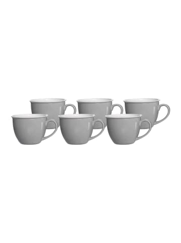 Ritzenhoff & Breker 6er Set Jumbotassen Doppio in – 350 ml in Grau