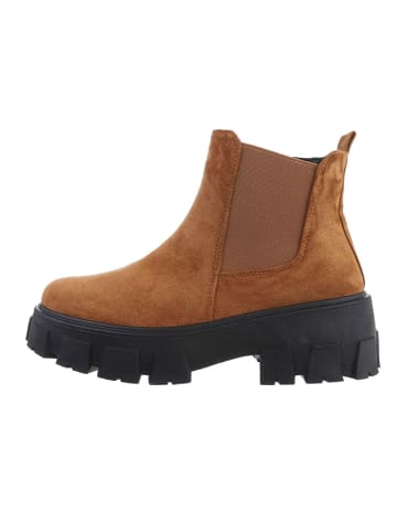 Ital-Design Stiefelette in Camel