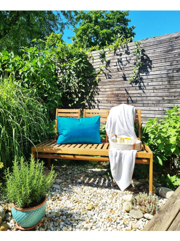 JACK 1x Outdoor Kissenhülle 30x50cm Uni in Petrol