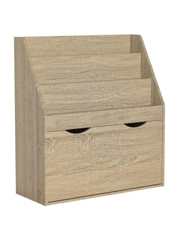 VCM Kinderregal Bücherregal Schublade Regal Besira L in Honig-Eiche
