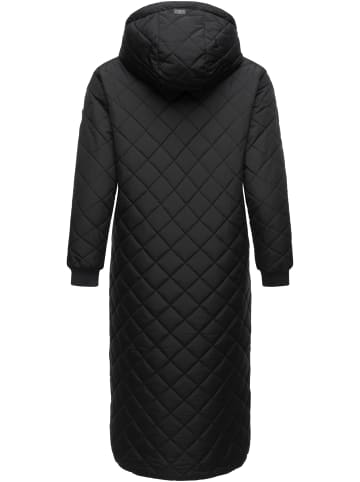 ragwear Steppmantel Niran in Black