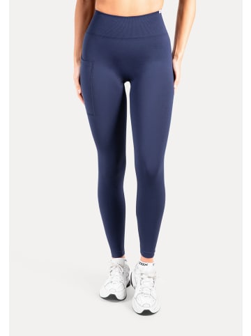 SMILODOX Leggings Adrielle Pocket Seamless in Marineblau