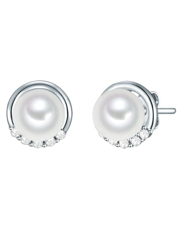 Rafaela Donata Ohrstecker Sterling Silber Zirkonia Perlmutt in silber