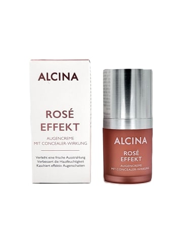 ALCINA Rosé Effekt Augencreme mit Concealer Effekt für frische Ausstrahlung 15 ml