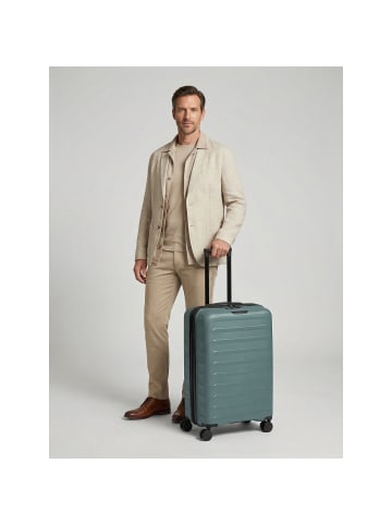 D&N Toronto 4 Rollen Trolley M 65 cm mit Dehnfalte teal blue