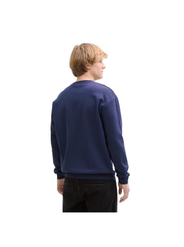 TOM TAILOR Denim Sweatshirt in dark blueberry