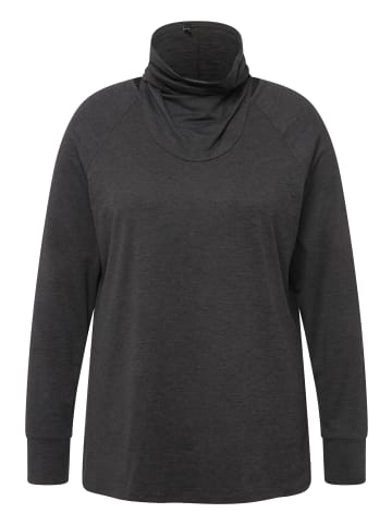 Ulla Popken Sweatshirt in schwarz