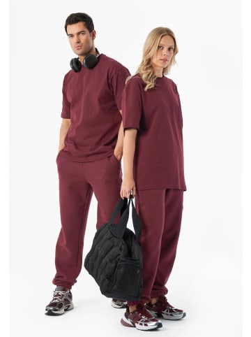 Organication T-Shirt "TUSSEM" in Bordeaux
