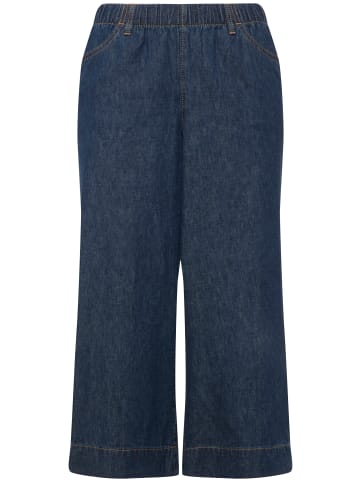 Ulla Popken Culotte in blue denim