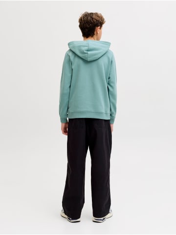JACK & JONES Junior Kapuzenpullover in Mineral Blue