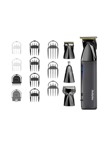 BaByliss Super-X Metal 15-in-1 Multitrimmer Bartschneider Haarschneider in Schwarz