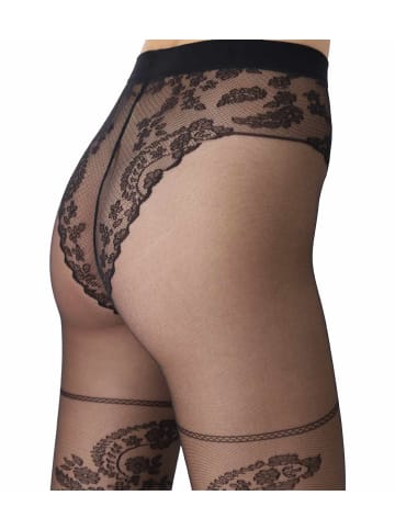 Oroblu Strumpfhose mit Spitzeneffekt in black
