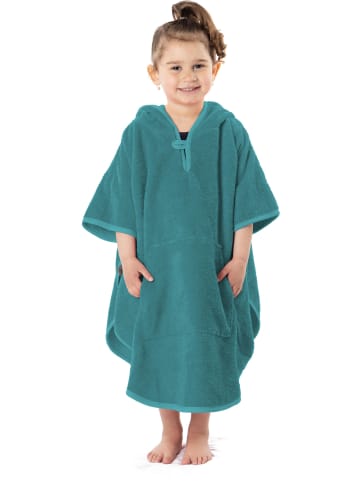 normani Badeponcho für Kinder (70 cm x 75 cm) in Blau