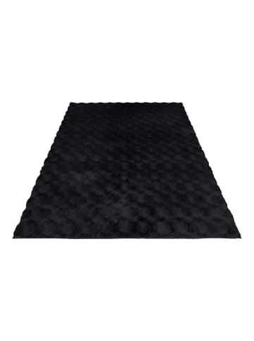 Vivorum Wohnzimmer Teppich – Webteppich Royal Glow 825 in anthrazit - rechteckig