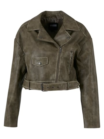 Urban Classics Lederjacken in olive