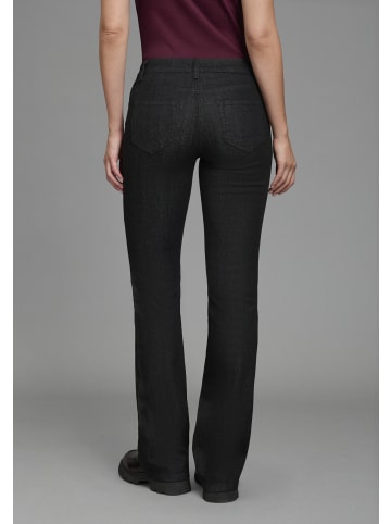 ARIZONA Bootcut-Jeans in schwarz