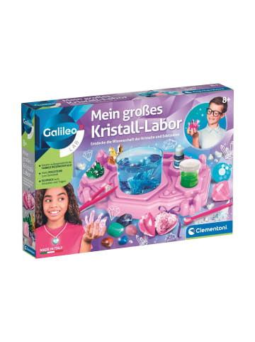 Clementoni Experimentierkasten Galileo Mein großes Kristall Labor, ab 8 Jahre