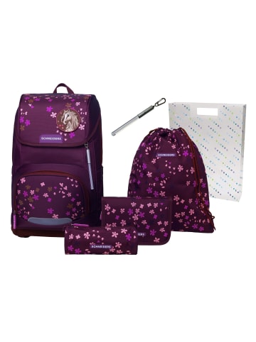 SCHNEIDERS Ergoplus Schulranzen-Set 8-teilig in dark red