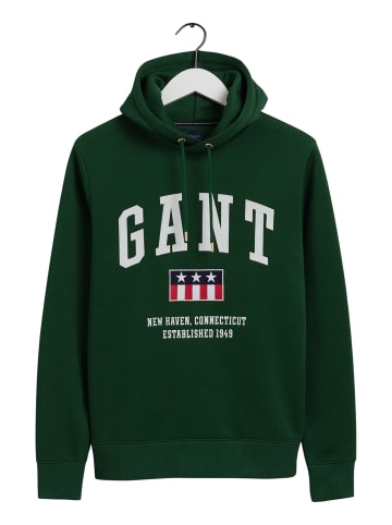 Gant Gant Hoodie D2. Gant Tag Kapuzensweatshirt in grün