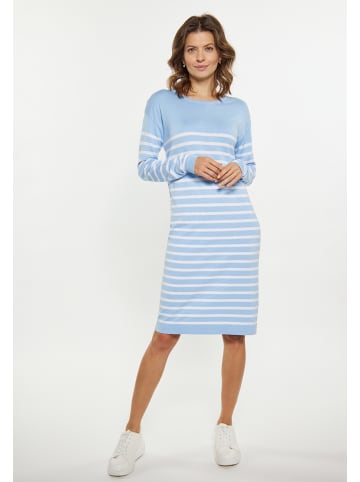 usha BLUE LABEL Damen Kleid in HELLBLAU WEISS