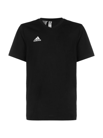 adidas Performance Trainingsshirt Entrada 22 in schwarz / weiß