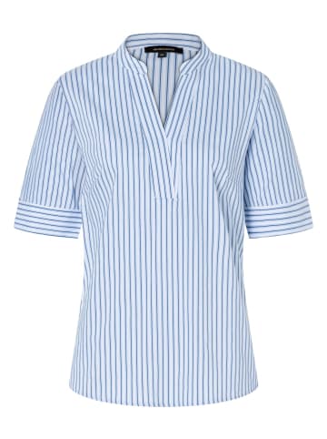 More & More Streifenbluse in woven blouse stripe white fresh skyblue spring sky