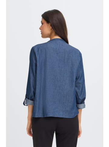 Fransa Langarm-Bluse FRVILDA Regular fit in RAW BLUE DENIM