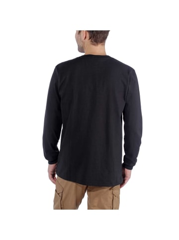 CARHARTT  Logo Long Sleeve in Black