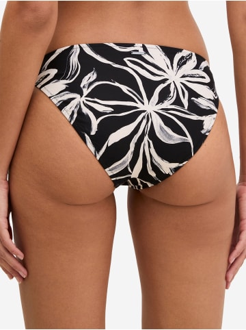 Marc O'Polo Bikini-Hose Abstract Floral in black/white cotton print