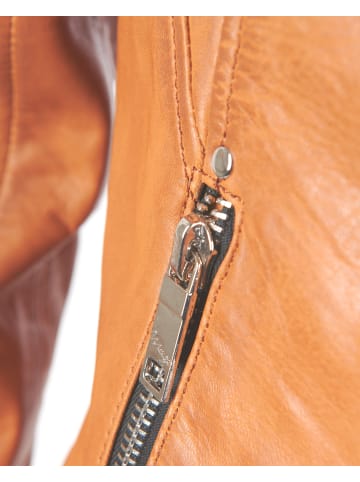 Mustang Lederjacke Indiana in cognac